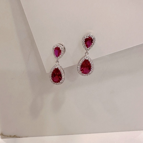 ♥️ Sterling silver earrings - Picture 2 of 2